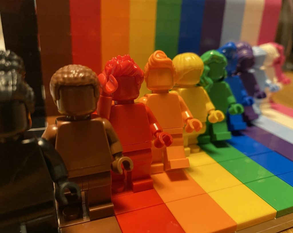 pride rainbow diversity construction fun