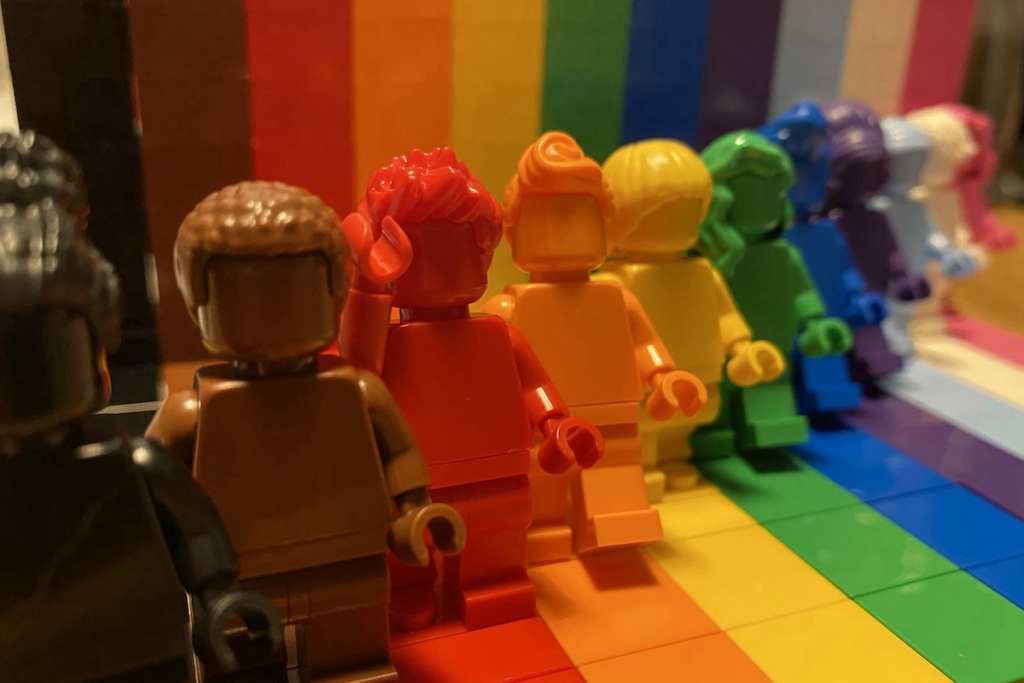 pride lego diversity heroes rainbow