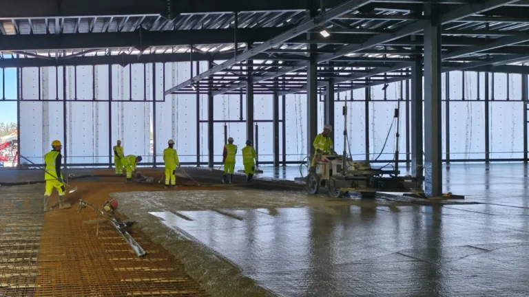 80,000 SQM of Internal Concrete Slabs in 17 Months